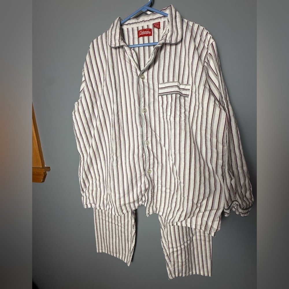 Coleman Big Men 100% Cotton 2 Pc Pajama Set Sz XXL